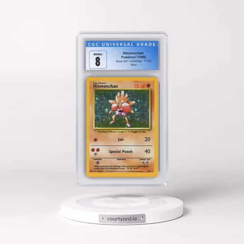1999 Base Set #7/102 Hitmonchan - Holo (CGC 8 NM-MT)