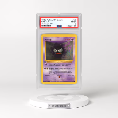 1999 Pokémon Game #50 Gastly - 1st Edition (PSA 9 MINT)