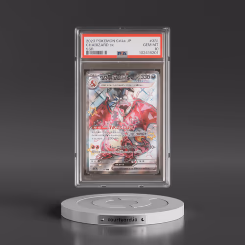 2023 Pokémon Sv4a-Shiny Treasure EX #331 Charizard EX - Holo Ssr (PSA 10 GEM MINT)