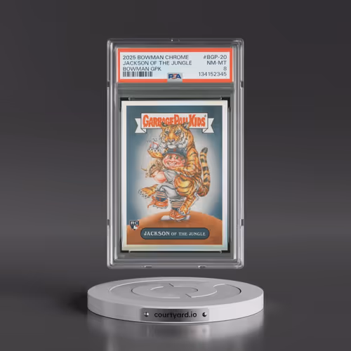 2025 Bowman Chrome Bowman Gpk #BGP-20 Jackson Jobe Jackson of the Jungle (PSA 8 NM-MT)