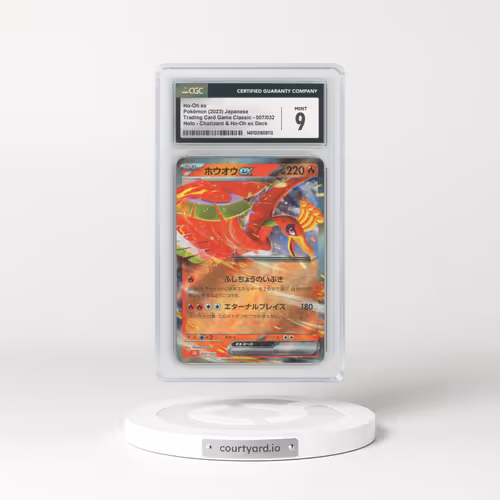 2023 Trading Card Game Classic - CLF, CLL, CLK #007/032 Ho-Oh ex - Charizard & Ho-Oh ex Deck - CLL Holo (CGC 9 MINT)