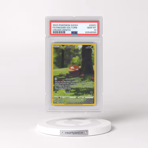 2023 Pokémon Sword and Shield Crown Zenith #GG01 Hisuian Voltorb - Full Art (PSA 10 GEM MINT)