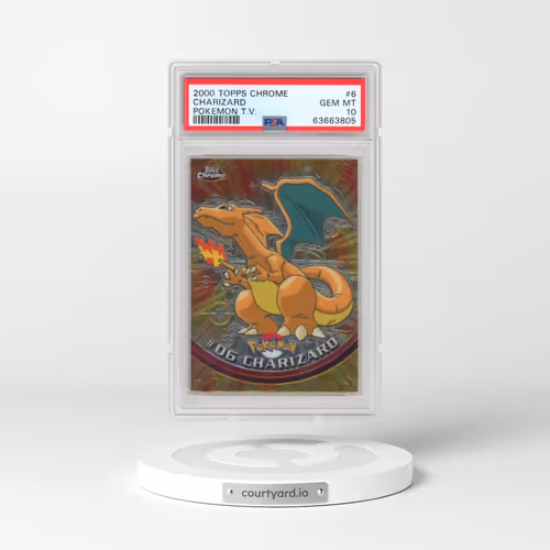 2000 Topps Chrome Pokémon T.V. #6 Charizard (PSA 10 GEM MINT)