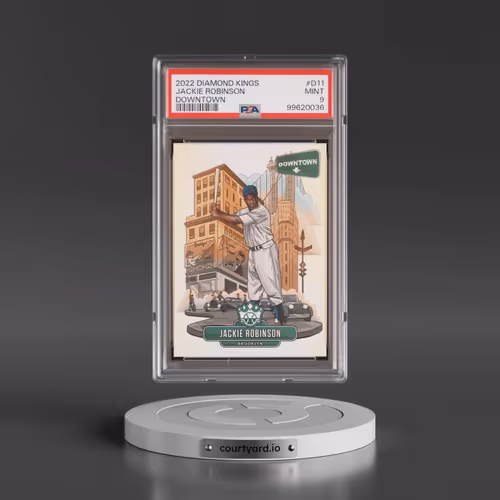 2022 Panini Diamond Kings Downtown #D11 Jackie Robinson (PSA 9 MINT)
