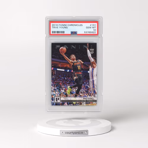 2018 Panini Chronicles #131 Trae Young (PSA 10 GEM MINT)