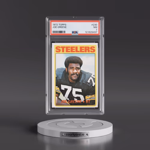 1972 Topps #230 Joe Greene (PSA 7 NM)