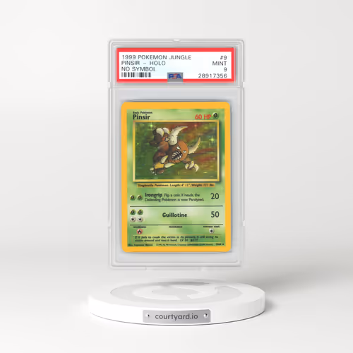 1999 Jungle #9 Pinsir - Holo No Symbol (PSA 9 MINT)