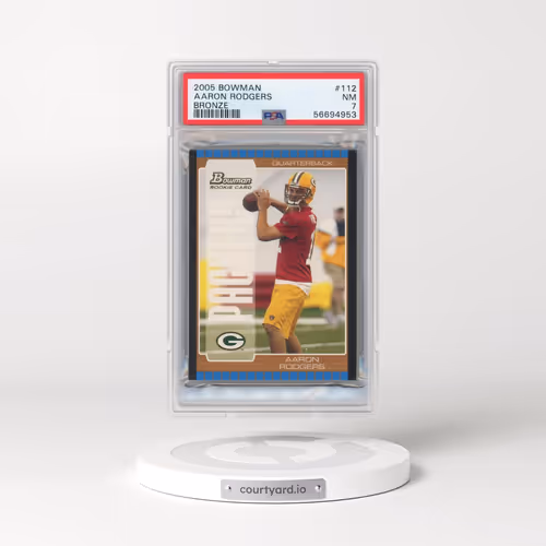 2005 Bowman #112 Aaron Rodgers - Bronze (PSA 7 NM)