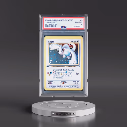 2000 Pokémon Neo Genesis #9 Lugia - 1st Edition Holo (PSA 8 NM-MT)
