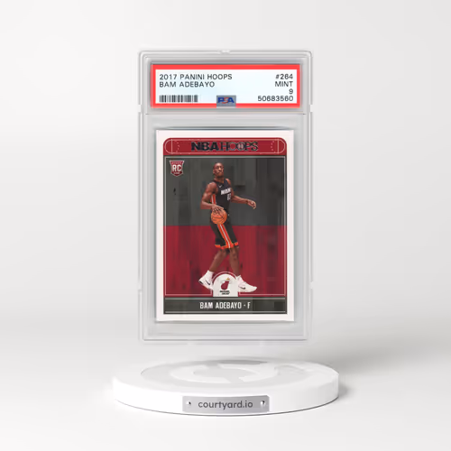 2017 Panini Hoops #264 Bam Adebayo (PSA 9 MINT)