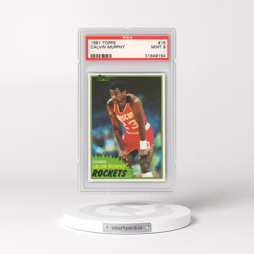1981 Topps #15 Calvin Murphy (PSA 9 MINT)