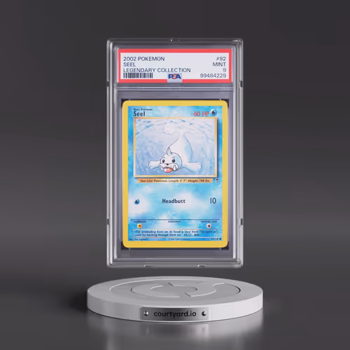 2002 Pokémon Legendary Collection #92 Seel (PSA 9 MINT)