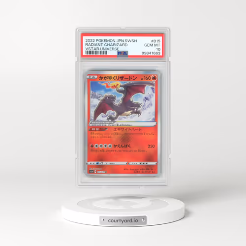 2022 Pokémon Sword & Shield Vstar Universe #015 Radiant Charizard - Holo (PSA 10 GEM MINT)