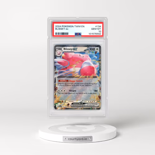 2024 Pokémon Twm EN-Twilight Masquerade #134 Blissey EX - Holo (PSA 10 GEM MINT)