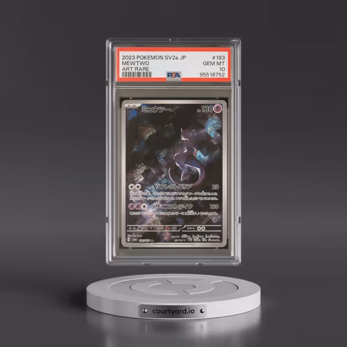 2023 Pokémon Sv2a-Pokemon 151 #183 Mewtwo - Art Rare (PSA 10 GEM MINT)