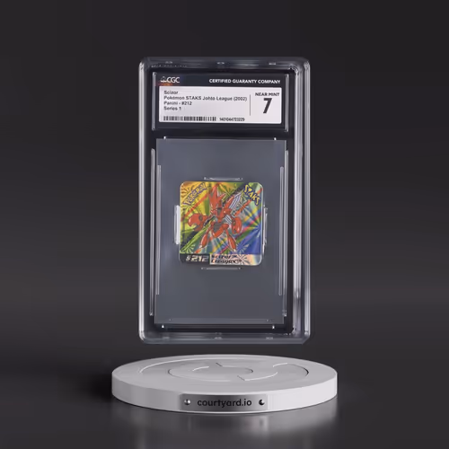 2002 Pokémon STAKS Johto League (Panini 2002) - English #212 Scizor - Series 1 (CGC 7 NM)