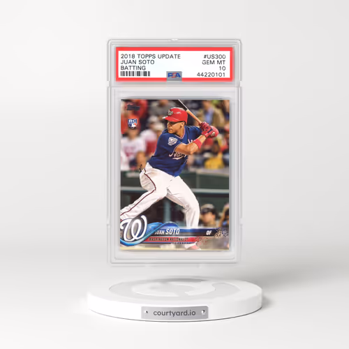 2018 Topps Update #US300 Juan Soto - Batting (PSA 10 GEM MINT)