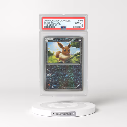 2017 Pokémon the Best of XY #100 Eevee - Reverse Foil (PSA 10 GEM MINT)