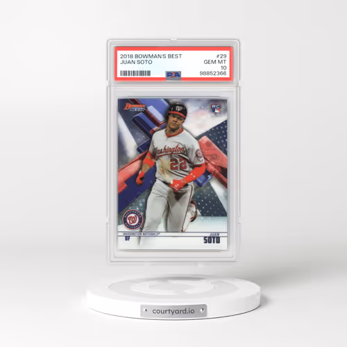 2018 Bowman's Best #29 Juan Soto (PSA 10 GEM MINT)