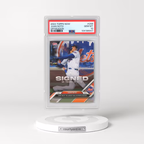 2024 Topps Now Offseason #OS8 Juan Soto (PSA 10 GEM MINT)