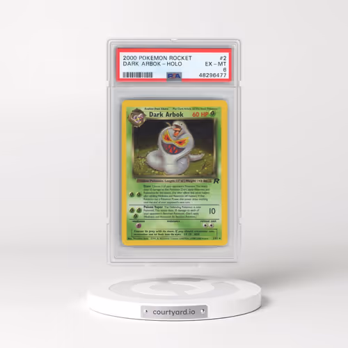 2000 Pokémon Rocket #2 Dark Arbok - Holo (PSA 6 EX-MT)