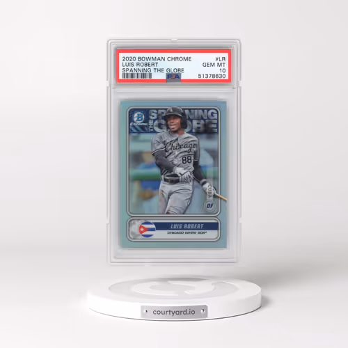 2020 Bowman Chrome Spanning the Globe #LR Luis Robert (PSA 10 GEM MINT)