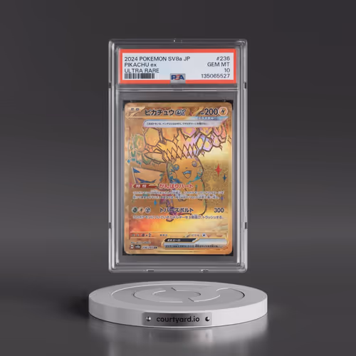 2024 Pokémon Sv8a-Terastal Fest EX #236 Pikachu EX - Holo Ultra Rare (PSA 10 GEM MINT)
