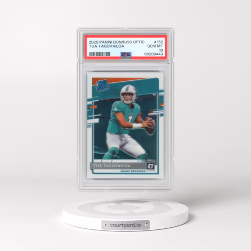 2020 Panini Donruss Optic #152 Tua Tagovailoa (PSA 10 GEM MINT)
