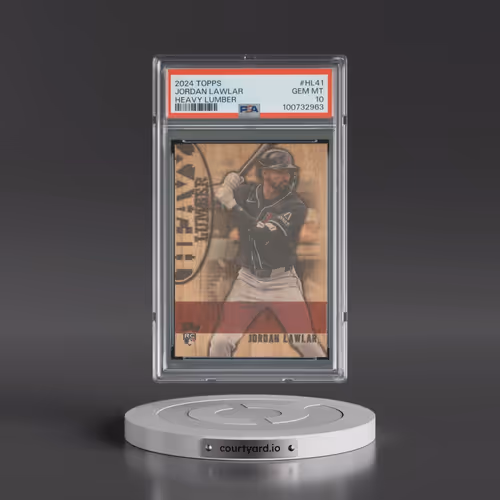 2024 Topps Heavy Lumber #HL41 Jordan Lawlar - Update (PSA 10 GEM MINT)