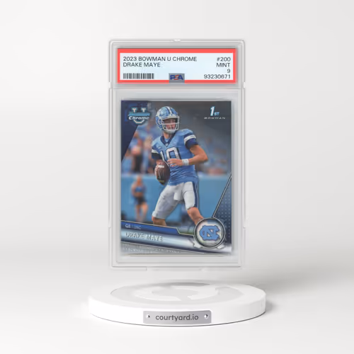 2023 Bowman University Chrome #200 Drake Maye (PSA 9 MINT)