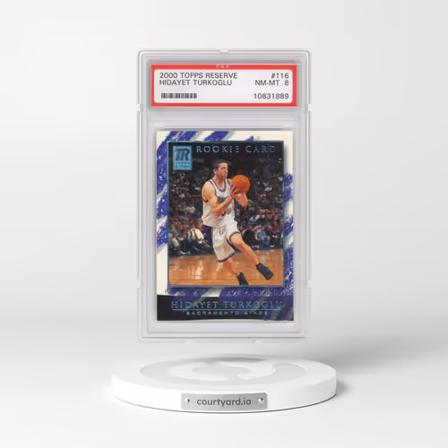 2000 Topps Reserve #116 Hidayet Turkoglu (PSA 8 NM-MT)