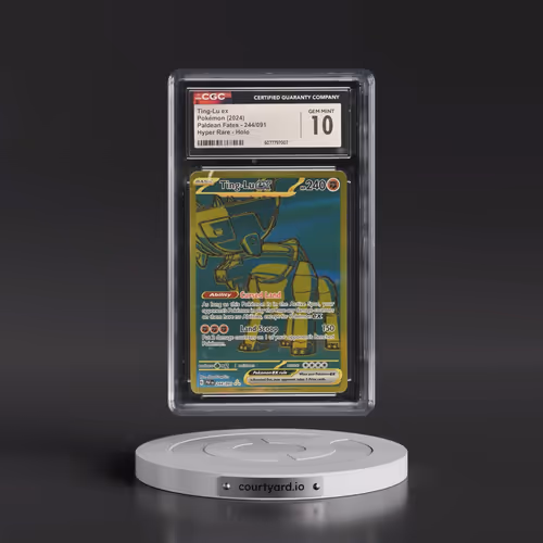 2024 Paldean Fates - PAF EN #244/091 Ting-Lu ex - Hyper Rare Holo (CGC 10 GEM MINT)
