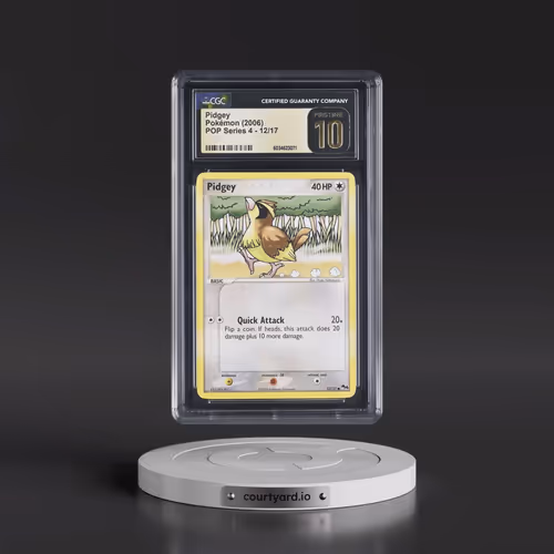 2006 POP Series 4 #12/17 Pidgey (CGC 10 PRISTINE)