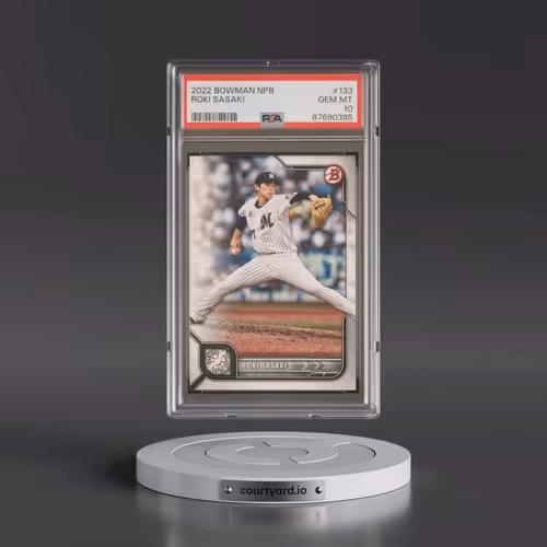 2022 Bowman Npb #133 Roki Sasaki (PSA 10 GEM MINT)