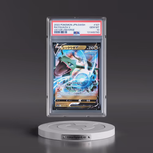 2022 Pokémon Sword & Shield Vstar Universe #107 Rayquaza V - Holo (PSA 10 GEM MINT)