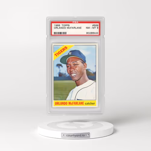1966 Topps #569 Orlando McFarlane (PSA 8 NM-MT)