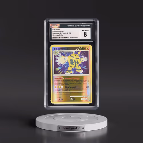 2007 Diamond & Pearl #3/130 Electivire - Reverse Holo (CGC 8 NM-MT)