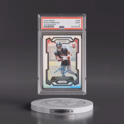 2023 Panini Prizm #305 Bijan Robinson - Autograph (PSA 9 MINT)