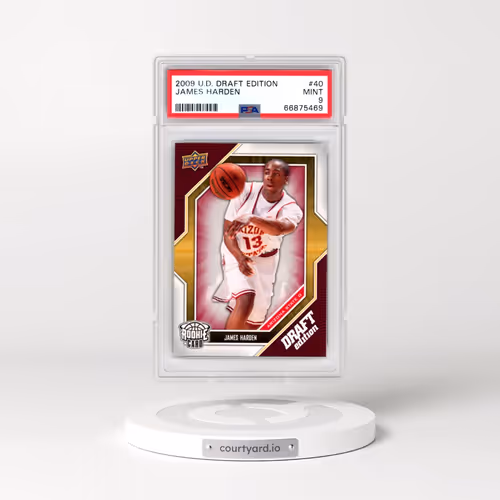 2009 Upper Deck Draft Edition #40 James Harden (PSA 9 MINT)