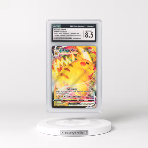 2017 Black Star Promos - Sword & Shield #SWSH286 Pikachu VMAX - Holo Crown Zenith Special Collection (CGC 8.5 NM-MT+)