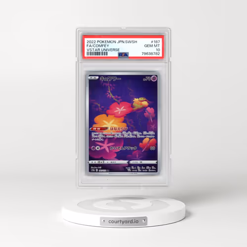 2022 Pokémon Sword & Shield Vstar Universe #187 Comfey - Full Art (PSA 10 GEM MINT)