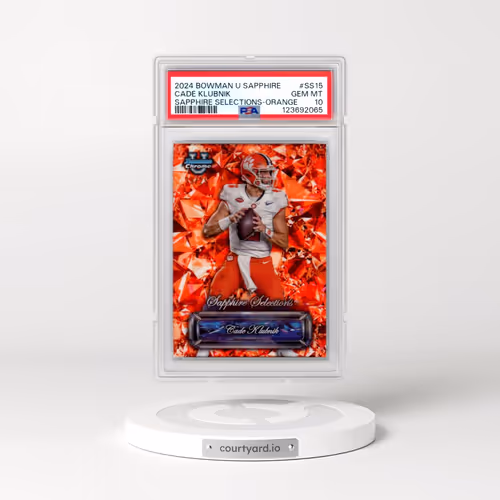 2024 Bowman University Chrome Sapphire Sapphire Selections #SS15 Cade Klubnik - Orange (PSA 10 GEM M
