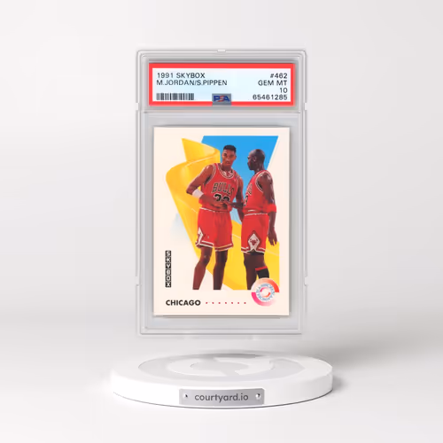 1991 Skybox #462 Michael Jordan/Scottie Pippen (PSA 10 GEM MINT)