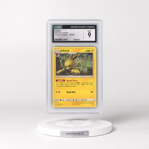 2019 Cosmic Eclipse #70/236 Jolteon (CGC 9 MINT)