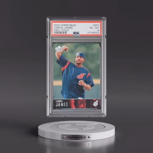 2004 Upper Deck First Pitch #SP7 LeBron James (PSA 6 EX-MT)