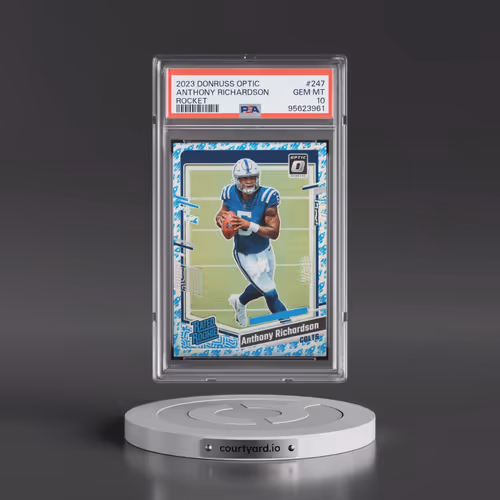 2023 Panini Donruss Optic #247 Anthony Richardson - Rocket (PSA 10 GEM MINT)