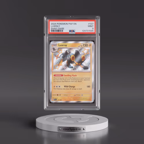 2024 Pokémon Paf EN-Paldean Fates #137 Luxray - Shiny Rare (PSA 9 MINT)