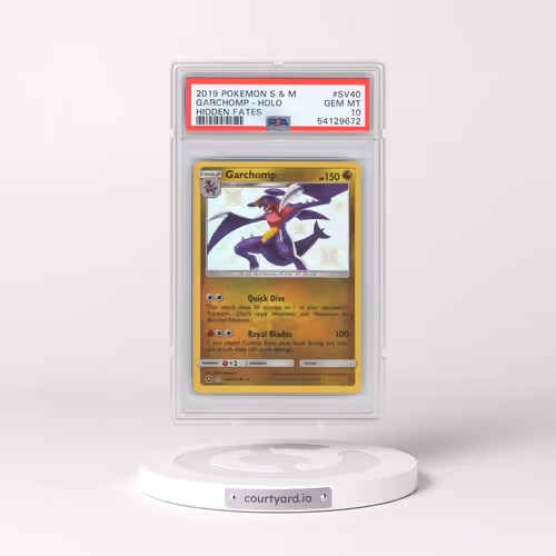 2019 Pokémon Sun & Moon Hidden Fates #SV40 Garchomp - Holo (PSA 10 GEM MINT)