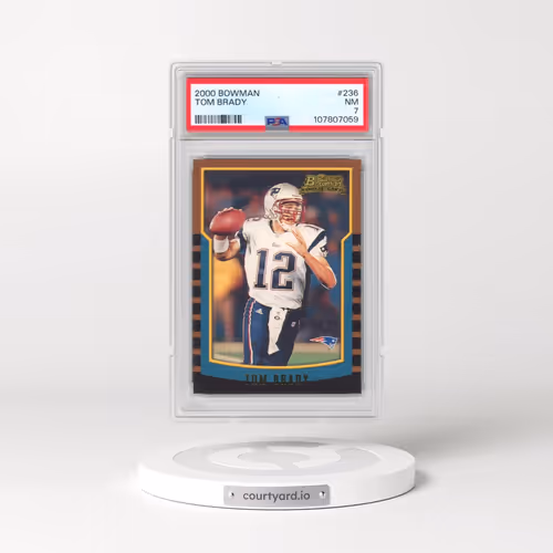 2000 Bowman #236 Tom Brady (PSA 7 NM)