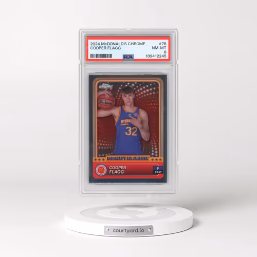 2024 Topps Chrome McDonald's All American #78 Cooper Flagg (PSA 8 NM-MT)